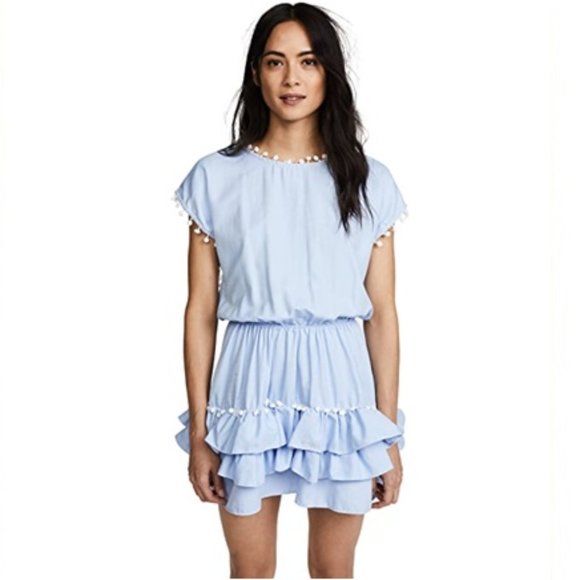 NWOT Peixoto Nissi Pom-Pom Dress Swim Cover-Up - Picture 4 of 14